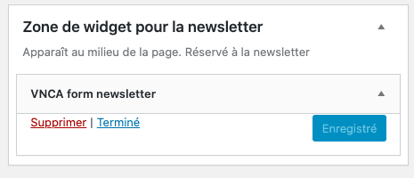 Formulaire d'inscription à la newsletter conforme au RGPD